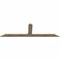Ekena Millwork Portland Rough Sawn Timber Gable Bracket, Douglas Fir, 96"W x 28"H x 2"D x 6"F, 7/12 Pitch GBW096X28X0206POR00RDF - alternate 4